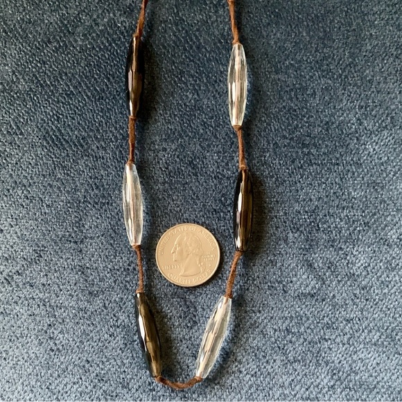 Chan Luu Smokey & Clear Quartz Necklace - Picture 4 of 9